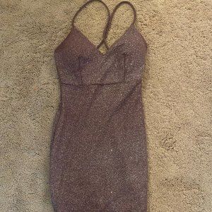 Purple Sparkle Windsor Dress